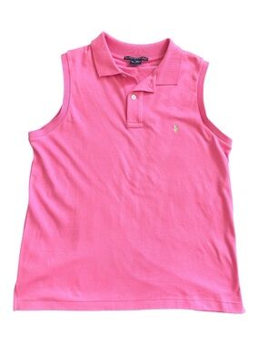 NWT Vintage Ralph Lauren Sport Women’s Classic Fit Sleeveless Polo Tank Top Sz L